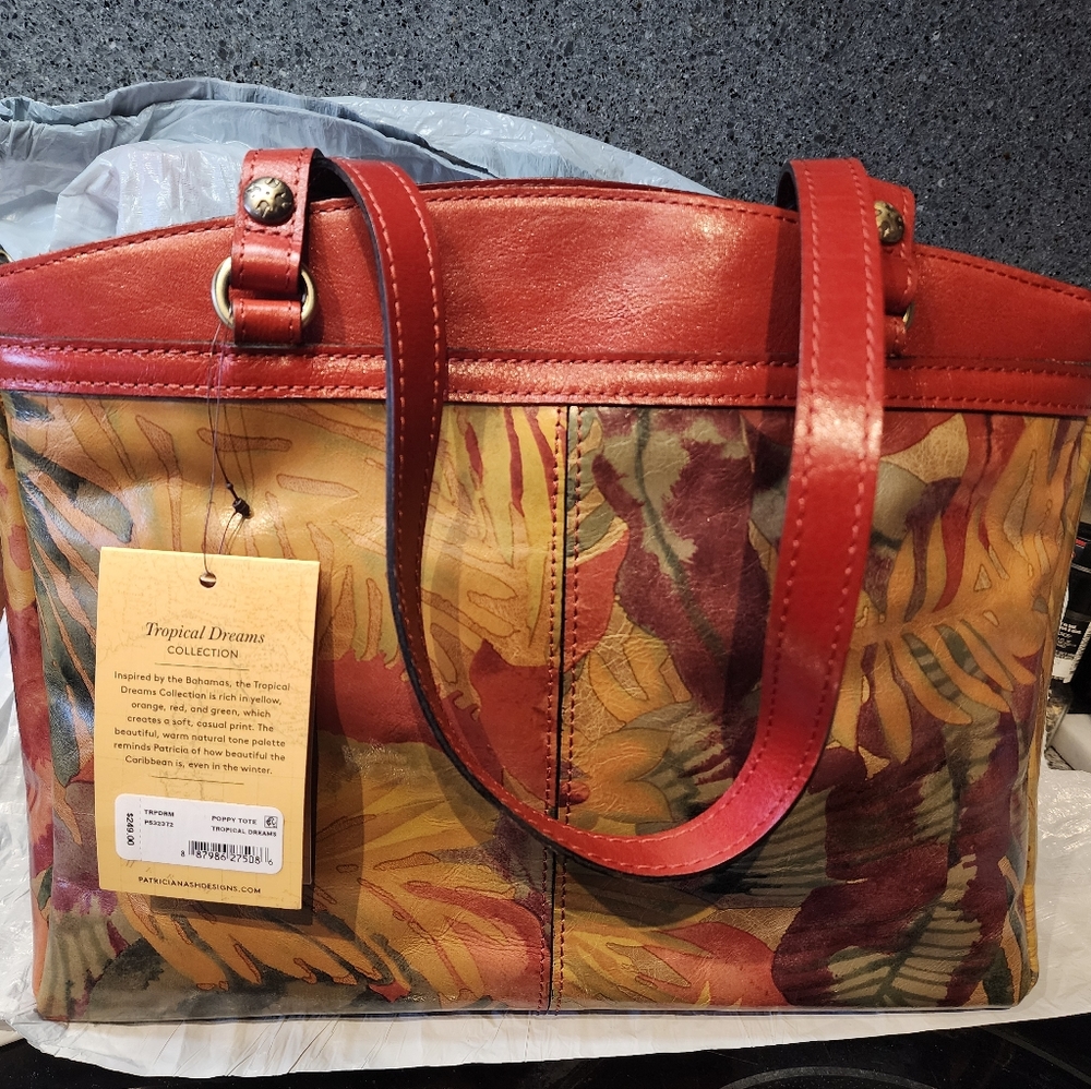 Patricia Nash Poppy Tote